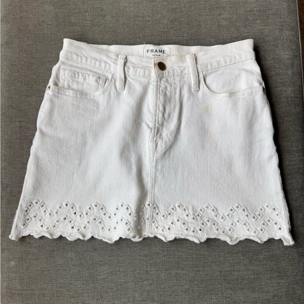 Frame mini skirt